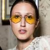Маленькие квадратные солнцезащитные очки женские роскошные солнцезащитные очки бриллиантовый ромб металлическая оправа ретро унисекс мужские очки тени Oculus УФ400