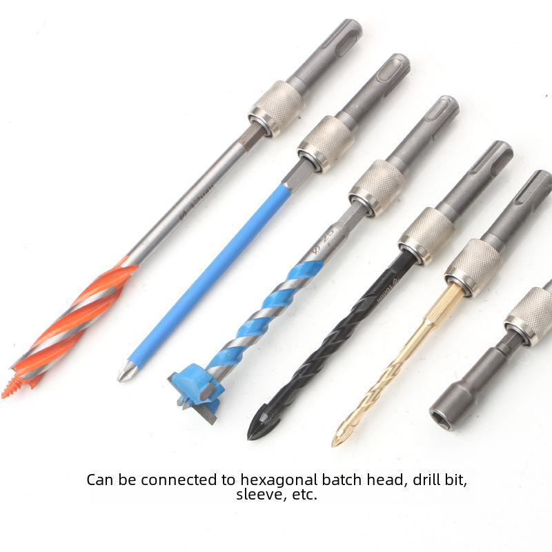 Адаптер для электрического молотка: Переходник с круглой на шестигранную рукоятку для ударных дрелей.