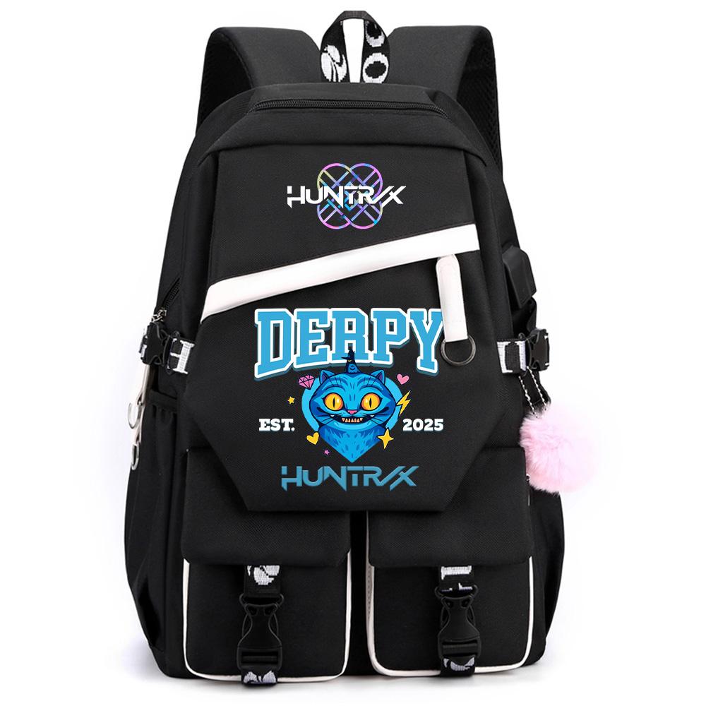 Anime K-Pop Demon Hunters Printed Large Capacity Backpack for Teenger Student Girl Boy Schoolbag Bookbag Women Waterproof Travel Bag Gift