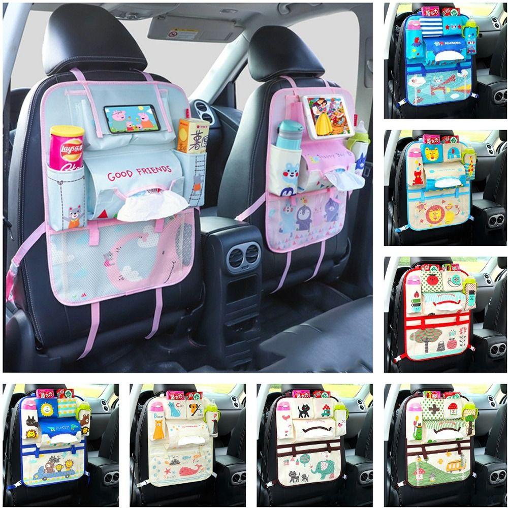 Large Capacity Car Seat Back Storage Bag Multi-functional Auto Seat Organizer Toddler