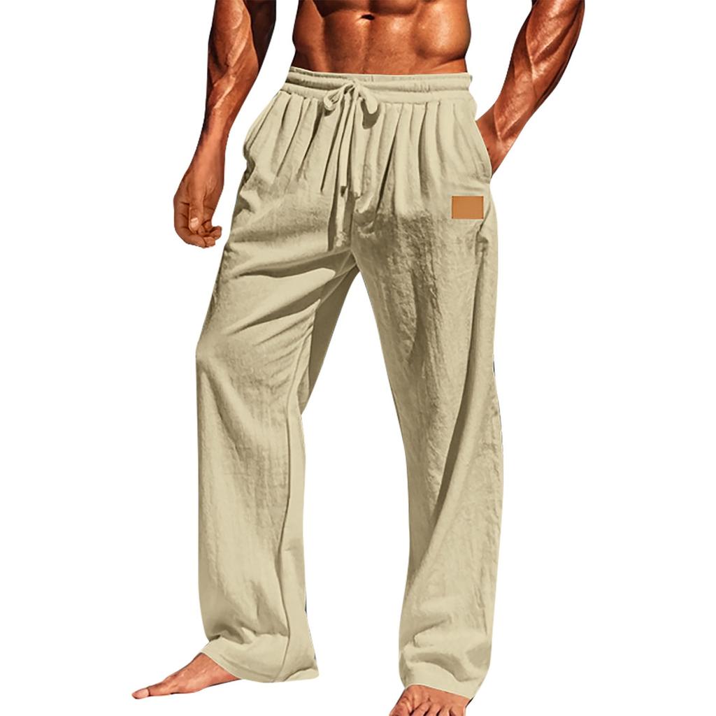 Мужские комбинезоны, повседневные брюки с несколькими карманами и завязками, походные брюки, хлопковые саржевые брюки