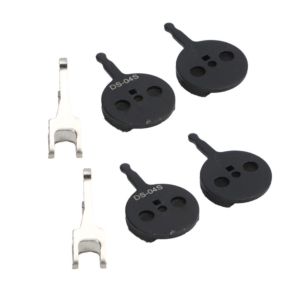 2 пары колодок для дискового тормоза горного велосипеда, полуметаллические тормозные колодки для велосипеда с пружиной, запчасти для ремонта велосипеда