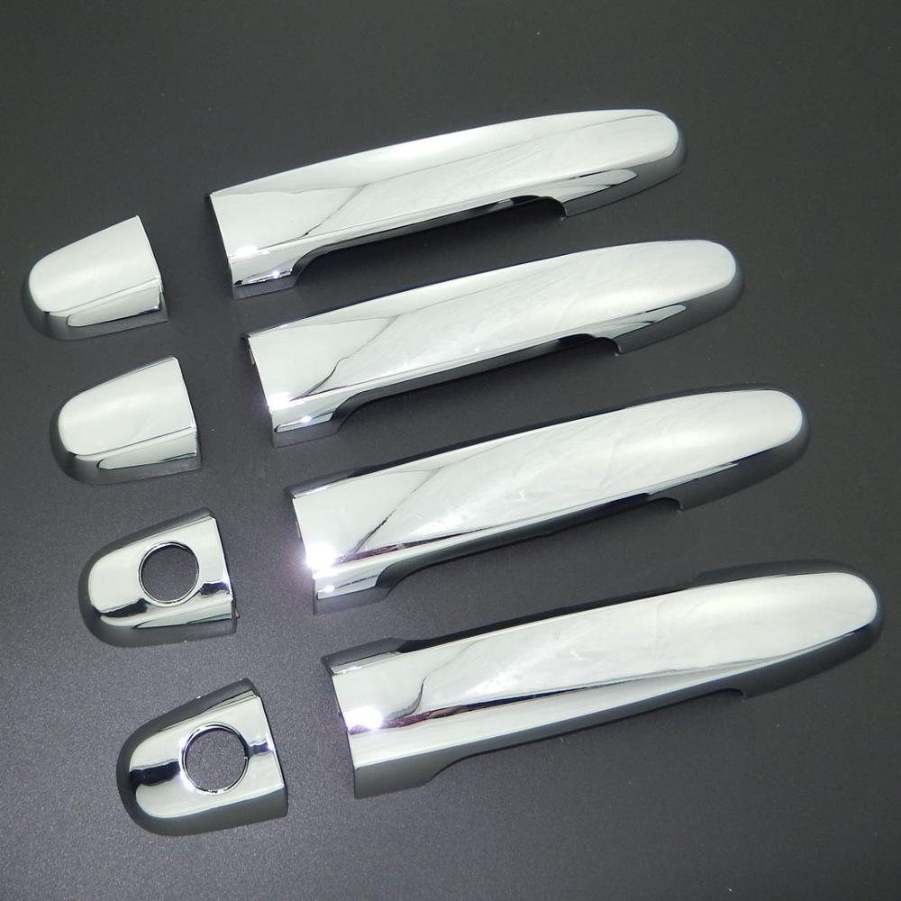 Для Toyota RAV4 2001-2012 хромированная накладка на дверную ручку и крышка дверной чаши, Стайлинг автомобиля 2004 2005 2006 2007 2008 2009 2010