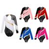Dance Wear Kids Girls Training Costume Long Sleeve Leotard Jumpsuit for Gymnastics Skating