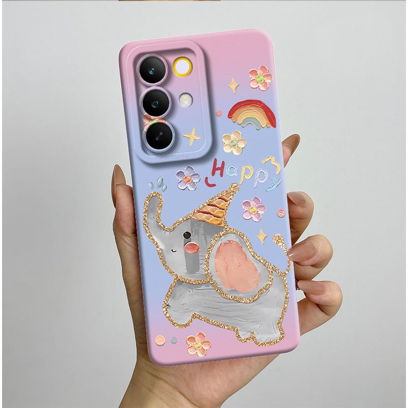 Новый Дизайн Чехол Для Realme C85 Pro RMX5555 Чехол Эстетичный Красивый Бабочки Цветы Жидкий Мягкий Силикон Ударопрочный Задняя Крышка