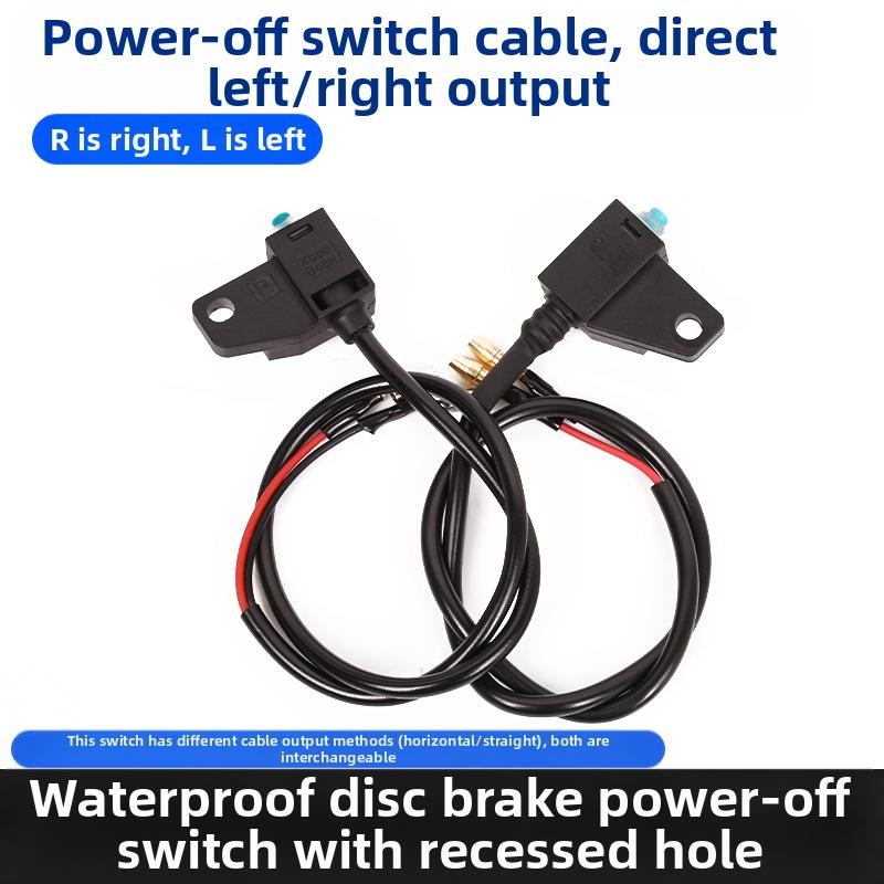 Встраиваемый водонепроницаемый выключатель-размыкатель питания для мотоцикла - Переключатель отключения аккумулятора мотоциклетного размера, устойчивый к воде