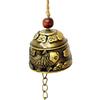 Mini Carp Pattern Fish Pendent Hanging Wind Chime Lucky Bell Home Temple Decor