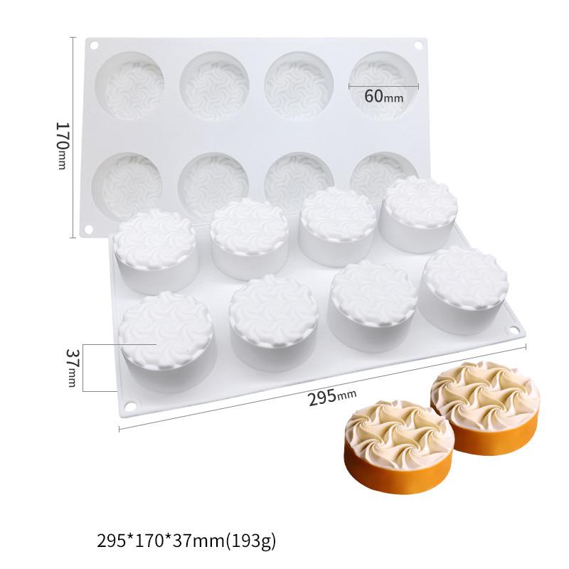Silicone Mould Flowers Cake Mold For Baking Dessert Art Mousse Silikonowe Moule Pastry Chocolate Pan