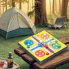Portable Folding LUDO Board Game Set for 2-4 Players Ideal for Family Camping Team Building Party Travel Flight Chess Board Game