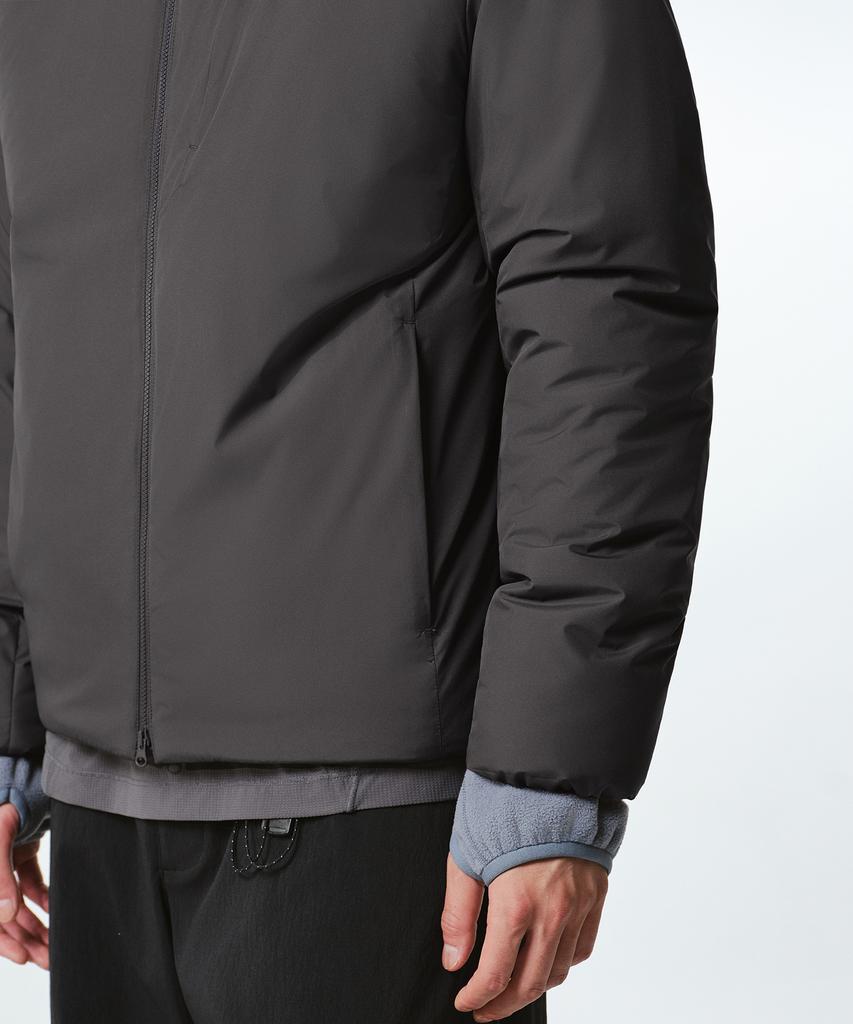 MUSINSA STANDARD [City Leisure] Hooded All-Round Padded Jacket [Grey]