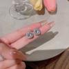 Классические квадратные серьги с цирконами для женщин, блестящие, роскошные серьги со стразами, повседневные украшения, подарок для подруги