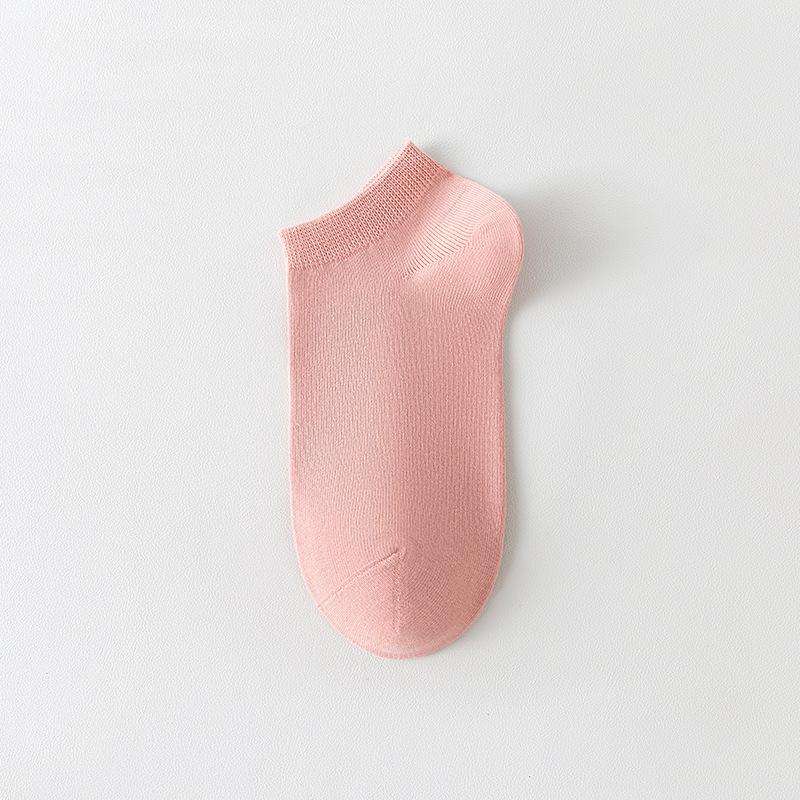 Женские летние тонкие хлопковые носки-следки против скольжения, дезодорирующие, впитывающие пот, дышащие, с пяткой