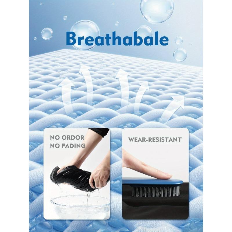 Европейские размеры Мужская черная футболка с коротким рукавом с принтом "Молись, Жди, Доверяй, У Бога Есть План" - Свободный крой, Повседневная футболка, Минималистичный дизайн для лета, Ежедневная