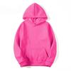 Winter Fleece Hooded Sweatshirt Men Solid Color Loose Casual Sport Outerwear