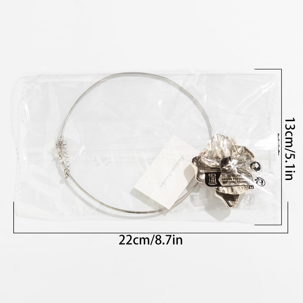 Ожерелье Simplicity Flower, ожерелье Temperament, новый металлический ошейник-чокер с цветком