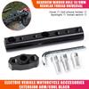 Aluminum Alloy Motorcycle Rearview Mirror Mount Extender Bracket Multifunctional Corrosion Resistant for Motorbike Scooter Modification