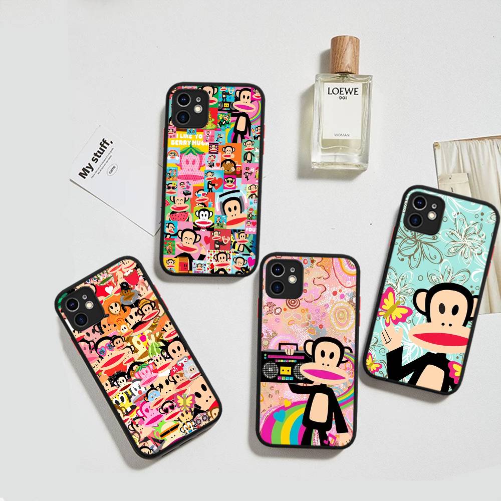 Famous Luxurious P-paul F-frank For iPhone 16 15 14 13 12 11 Pro Max X XS MAX Plus Translucent Black Phone Cover