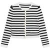GOELIA French Style Striped Jacket