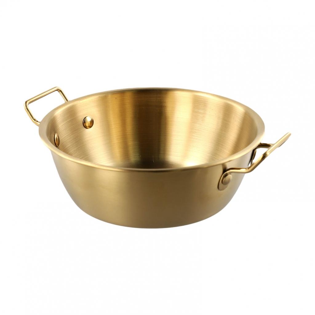 Stainless Steel Bowl Double Ear Handle Food Container