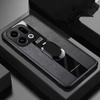 Пластиковый чехол из ПУ кожи для телефона OPPO Find X9 Pro с магнитной металлической подставкой-кольцом, противоударная мягкая крышка для OPPO Find X9Pro