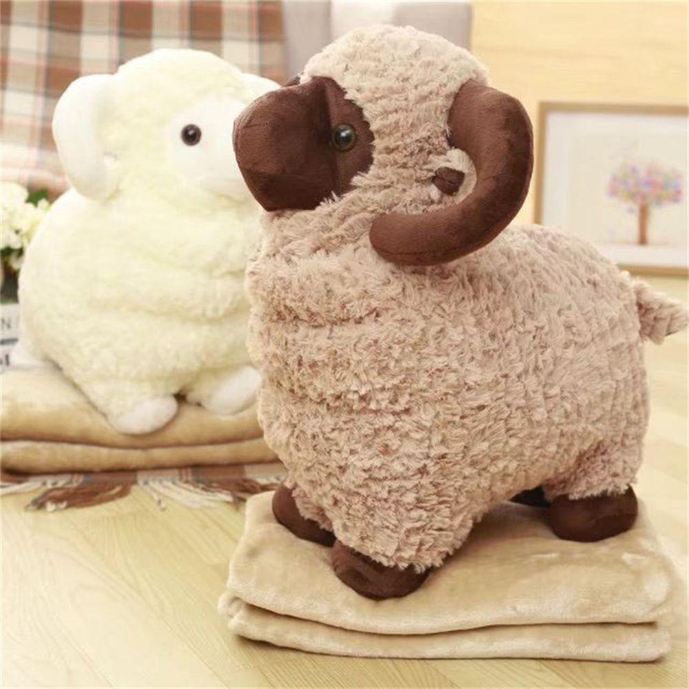 Pillow Little Sheep Home Decor Plush Pillow Animals Stuffed Toys Sheep Plush Toy Sleeping Dolls