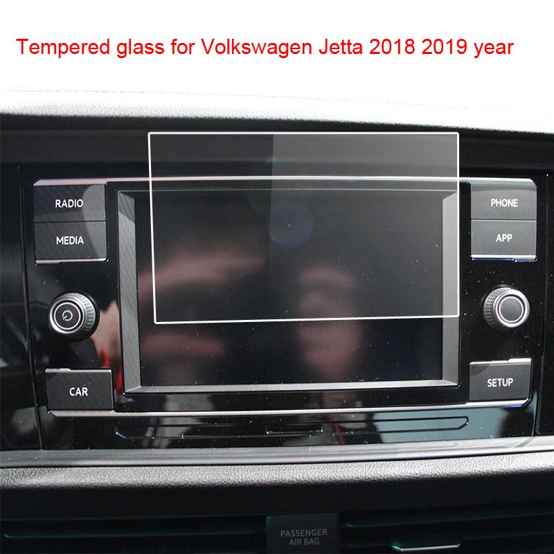 Tempered Glass Screen Protector Film for Volkswagen Jetta 6.5inch car radio gps Navigation DVD Stereo Radio 2018 2019 year