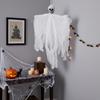 Dekoracja ozdoba halloween zjawa upiór duch szkielet wiszący biały 75 cm