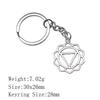 Back To School Personalized Keychains Celtic Hexagram Key Ring Audience Key Ring Material