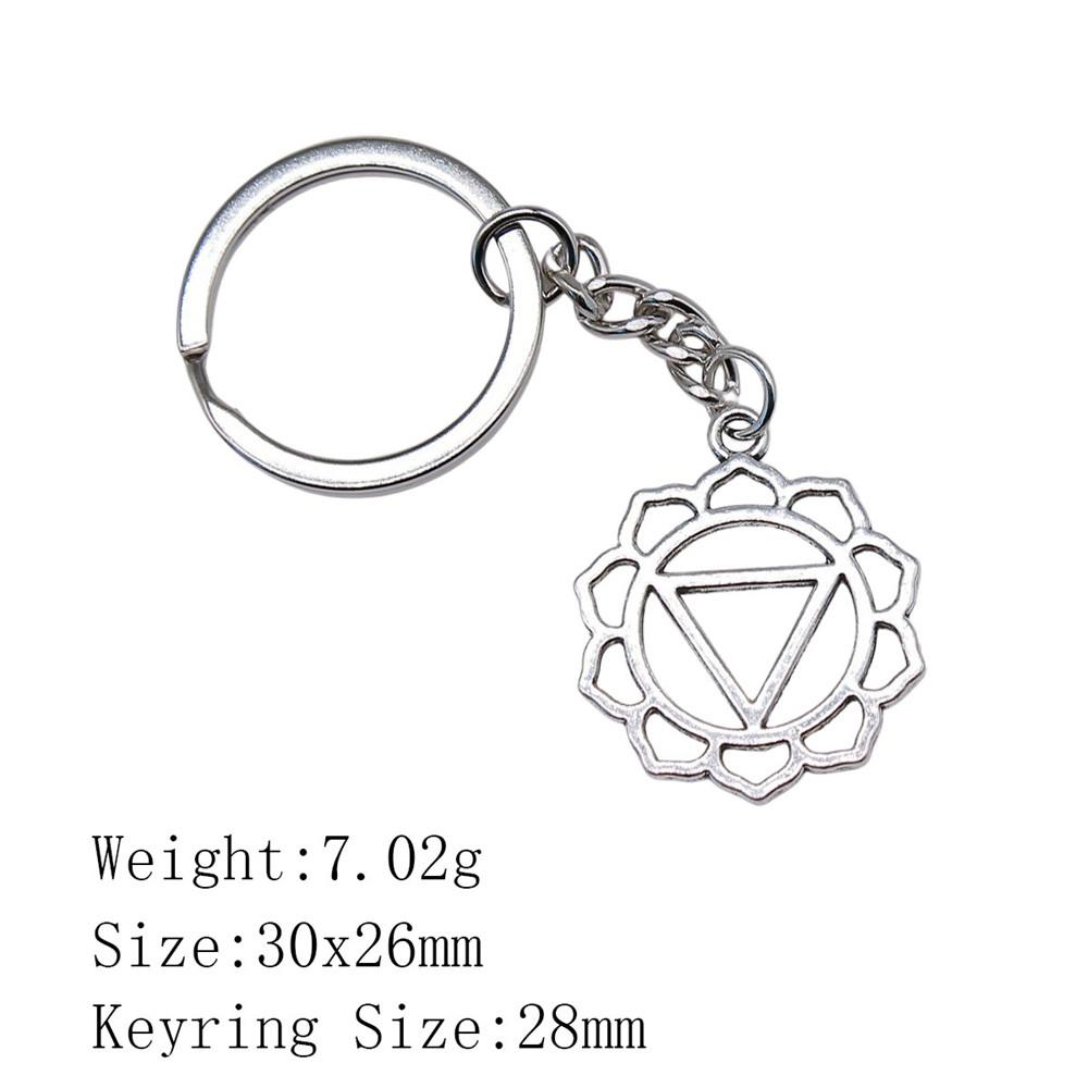 Back To School Personalized Keychains Celtic Hexagram Key Ring Audience Key Ring Material