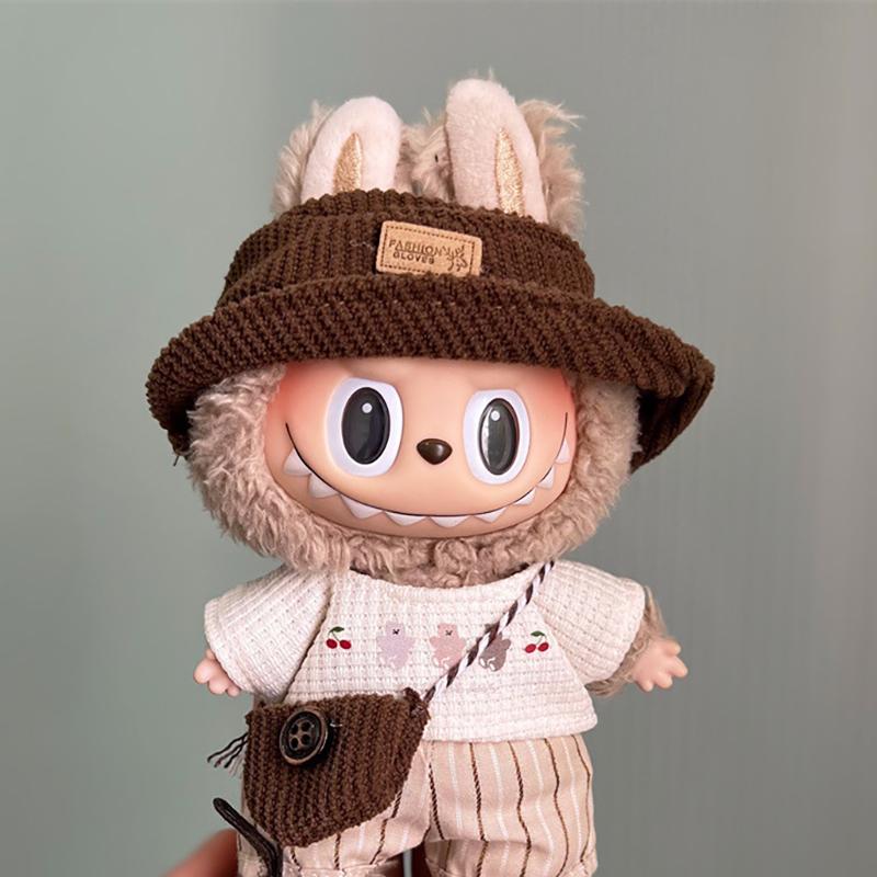 Одежда для мини-кукол, аксессуары для плюшевой виниловой куклы Лабубу, сменный костюм для хлопковой куклы, только одежда для детей, подарок