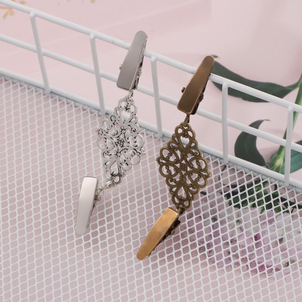 Charm Gift New Retro Shawl Brooch Cardigan Clip Sweater Blouse Pin Duck Clip Clasps