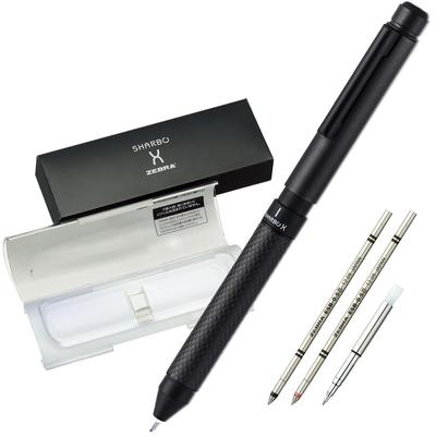 [ZEBRA] Sharbo X CB8 Multi Pen All Black with Refills SB23-ALBK-AZ