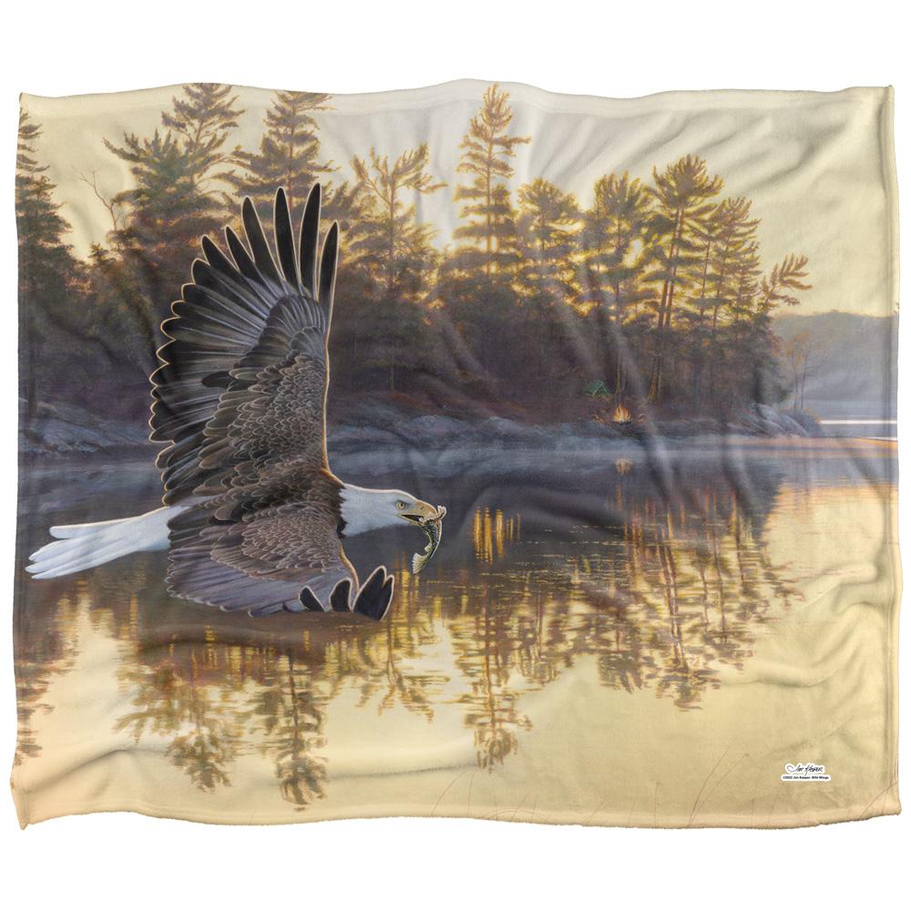 Wild Wings Gone Fishing 2 Silky Supersoft Blanket