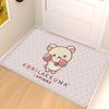 Аниме R-Rilakkuma Милый Мультяшный Фильм Коврик для Ванной Комнаты Детская Комната Спальня Декор Балкон Противоскользящий Коврик для Входной Двери Гостиная Коврик с Надписью Welcome