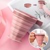 Collapsible Travel Cup Silicone Portable Coffee Cup for Hot And Cold Drinks Reusable To-Go Pocket Size Coffee Tumbler