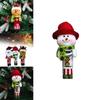 European Style Swinging Christmas Figures With Fabric Material For Festive Decorations