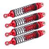 4pcs Aluminium Alloy Red RC Shock Absorber Accessory Fit for SCX10 D90 1 10 RC Crawler Car