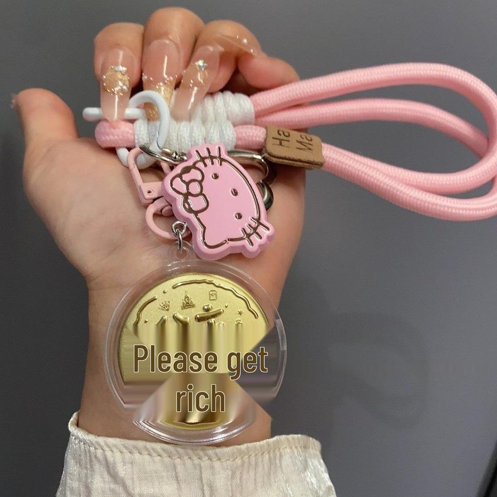 999 Pure Gold Hello Kitty Pendant & Keychain Charm