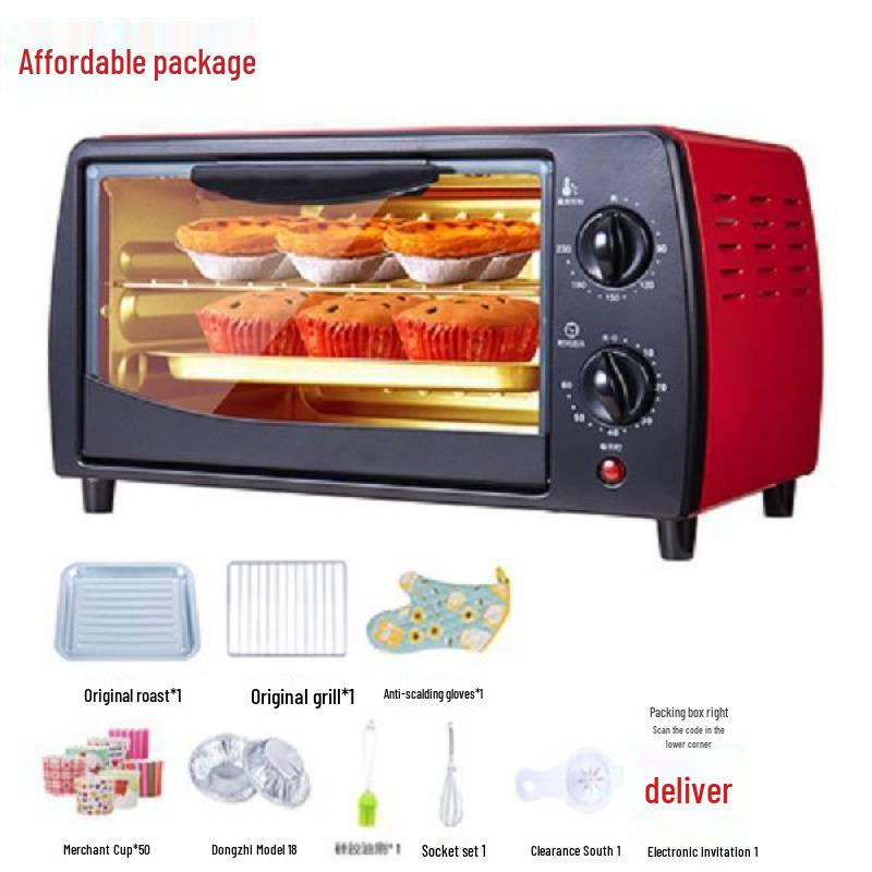 Compact Multifunctional Microwave & Electric Oven for Baking, Steaming, and Breakfast Prep