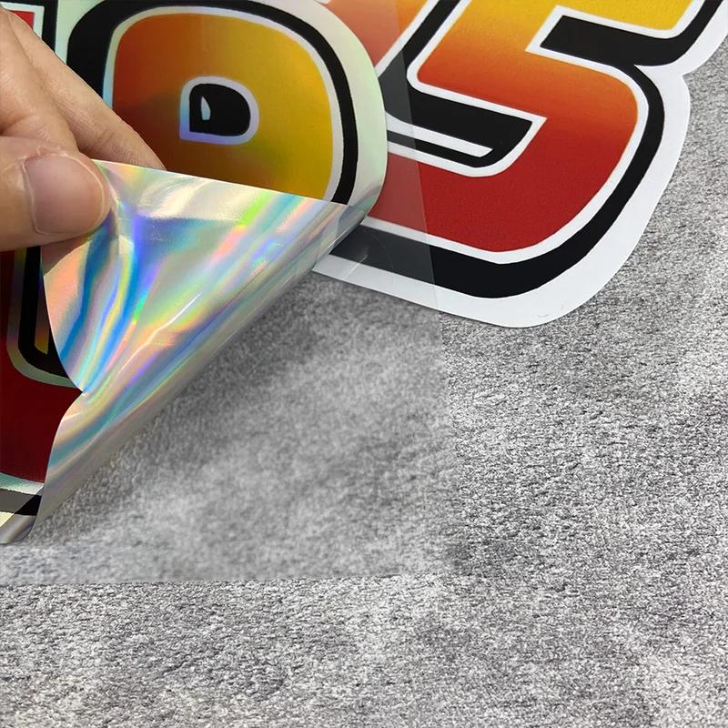 1Pc Yellow And Laser Number 95 Car Decals Water-Repellent For Auto Rear Windshield Window Door Body Trunk Vinyl Decals Ornament