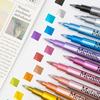 12 цветов, металлические маркеры, ручки, ручки для рисования для черной бумаги, стекла, наскальной живописи, альбом для скрапбукинга «сделай сам», студенческие канцелярские принадлежности