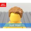 10 шт./лот Кирпичики MOC Мужские прически Модель Фигурка Игрушка Детские Образовательные Строительные Блоки Собранные Игрушки