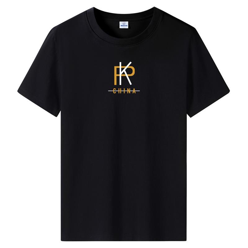 8 Colors Fashion Men's Short Sleeves Cotton T-shirt Large Size Loose Tee