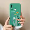 Case Cover For Redmi 7 Cartoon Soft Smooth Liquid Silicone Full Protection Anti Choc Phone Cover For Xiaomi Redmi7 Bumper Fundas