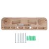 Wooden Hangboard Climbing Board Fingerboard Climbing Training Board for Building Core Strength and