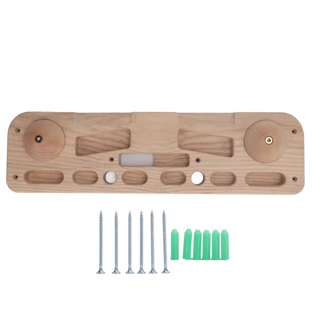 Деревянная доска для скалолазания Hangboard Fingerboard Тренировочная доска для скалолазания для развития силы корпуса и