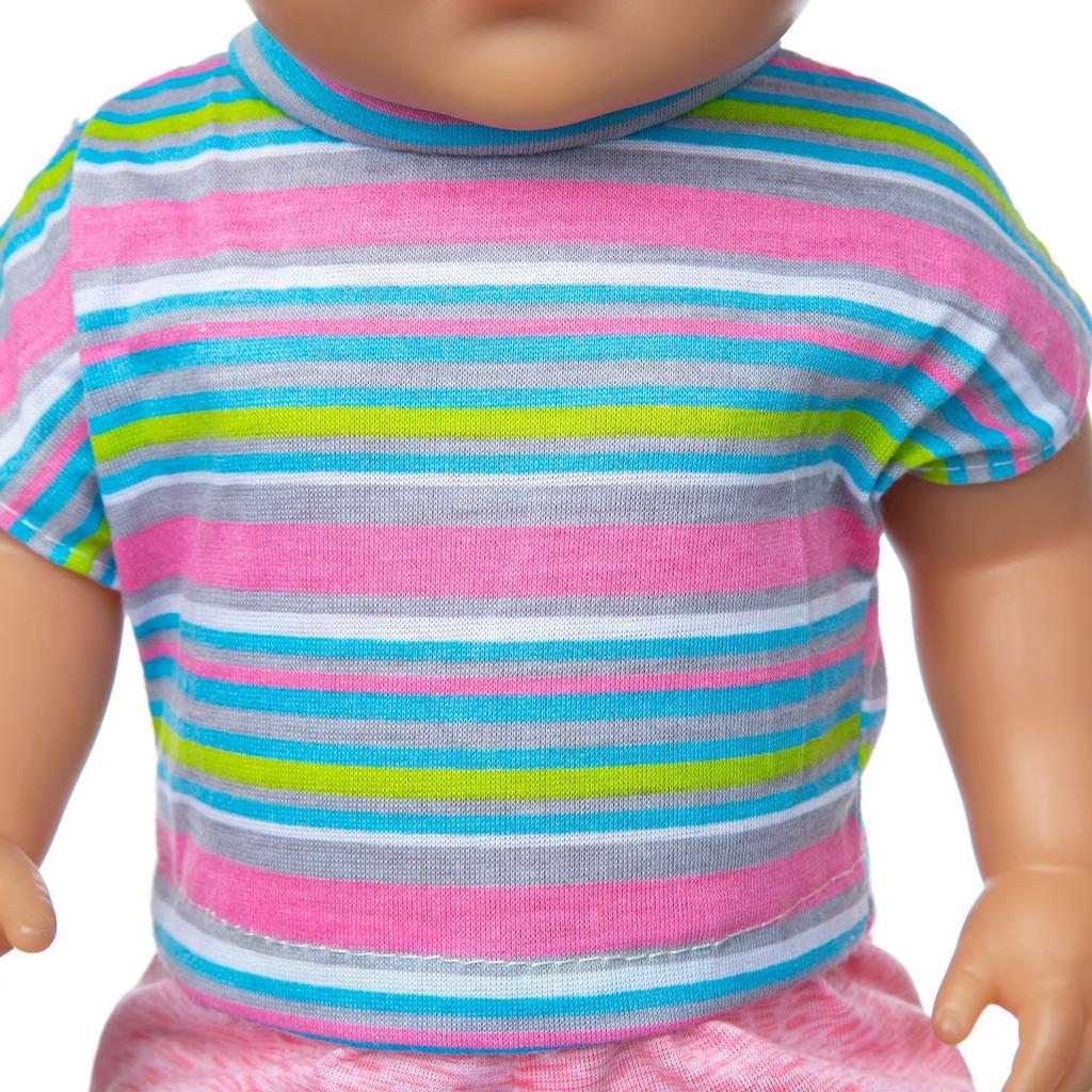 Кукольная одежда Комплект кукольной одежды с пальто, блузкой, брюками, шапкой и носками для новорожденных кукол 36-43 см/17 дюймов (Нет куклы)