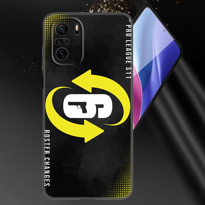Радуга шесть:Чехол для телефона с логотипом Siege для Xiaomi Mi POCO X3 NFC GT M4 M3 12 11T 10T Pro A3 11 Lite NE 5G 12X 11i F3, мягкий черный чехол