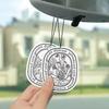 Car Scented Sheet Aroma Paper Vehicle Interior Long-Lasting Air Freshener Hanging Decor