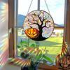 Halloween Suncatcher Hanging Decoration Ghost Pumpkin Witch Black Cat Castle